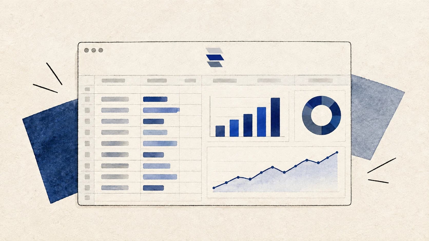 FinCatch Studio: a research workspace with statements, charts and a valuation model