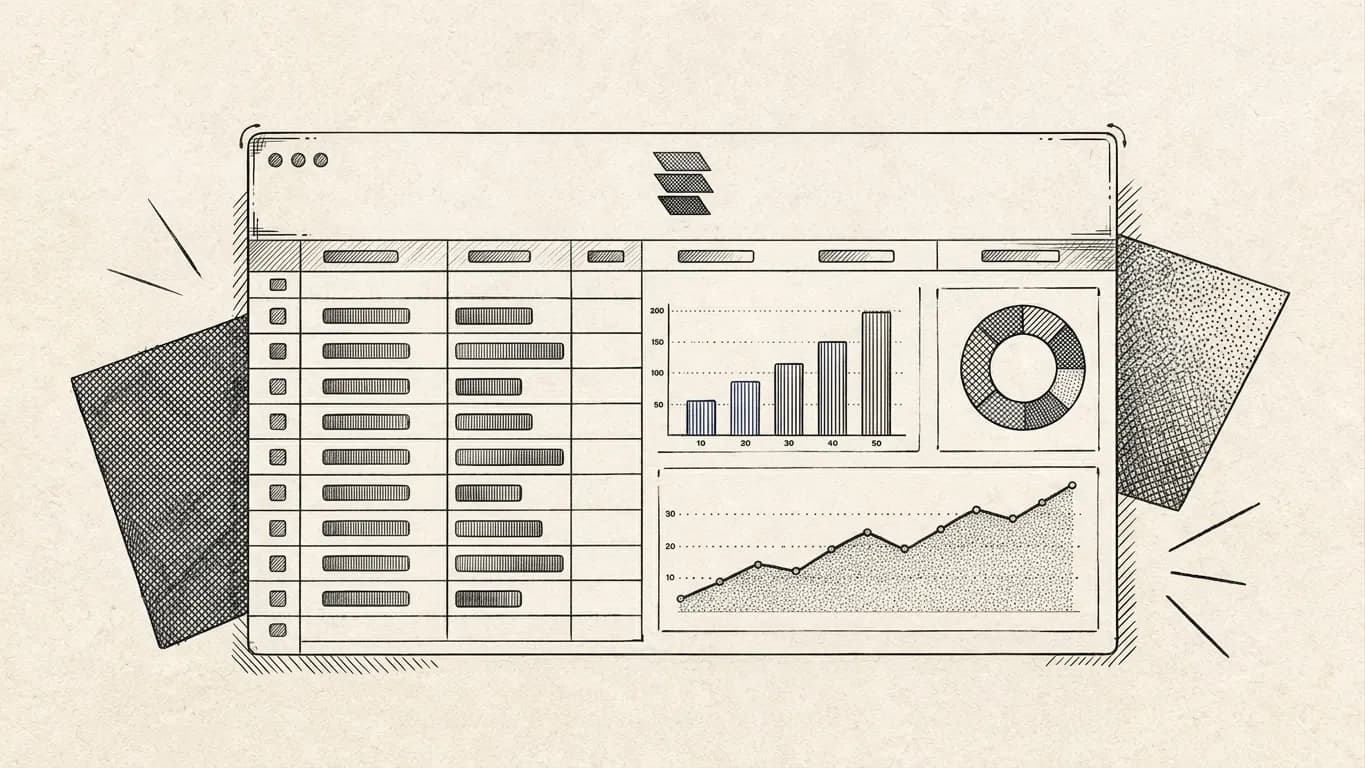 FinCatch Studio: a research workspace with statements, charts and a valuation model